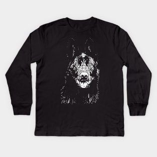 German Shepherd Kids Long Sleeve T-Shirt